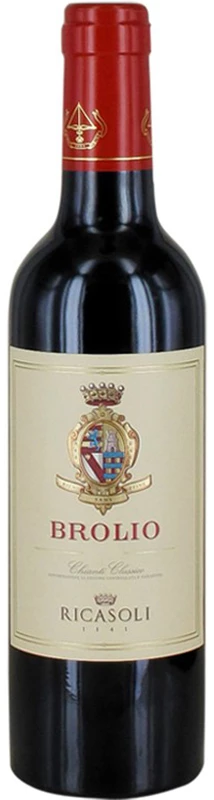 Drink me Вино червоне сухе В.Ricasoli Chianti Classico Brolio, DOCG, 2022, 13.5%, 0.375л